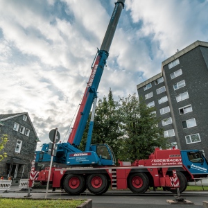 Aufgrund von Arbeiten an der Mobilfunkanlage auf dem Dach des Gebäudes Gartenstraße 6 kam es am Dienstag, 3. September zu einer Vollsperrung der Gartenstraße.